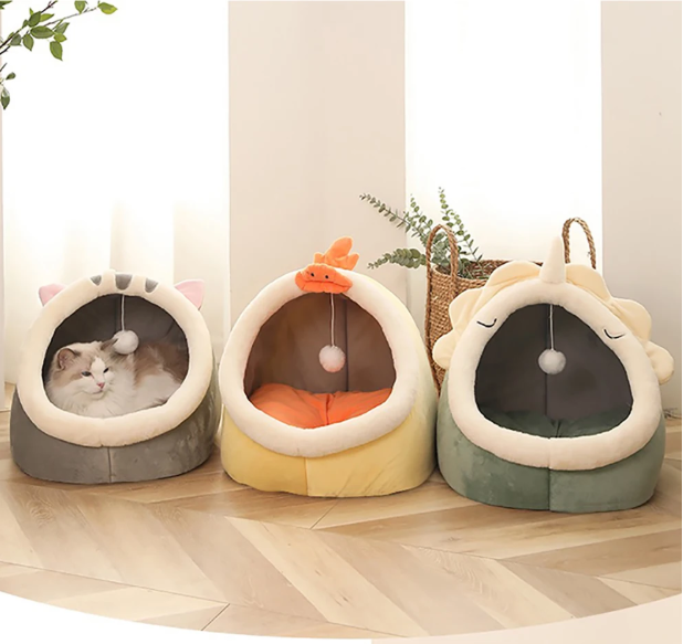 Warm and cozy pet beds